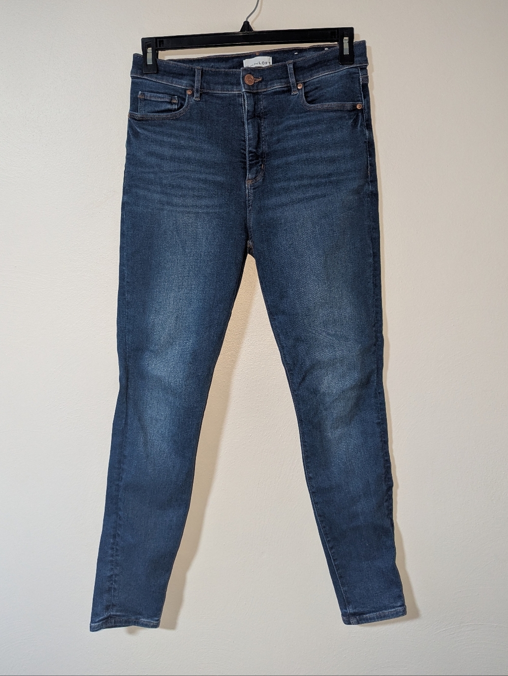 30/10 Ann Taylor LOFT High Waist Denim Legging Jeans